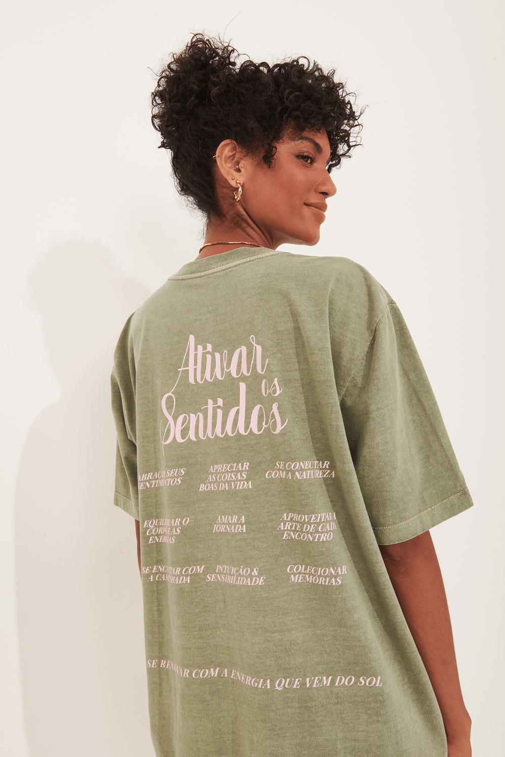 t-shirt silk ativar os sentidos - Garage Rio