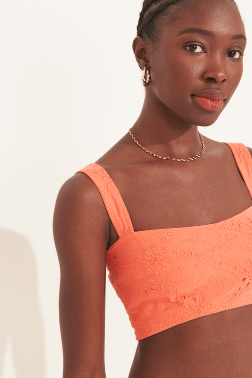 top mia corset malha - Garage Rio