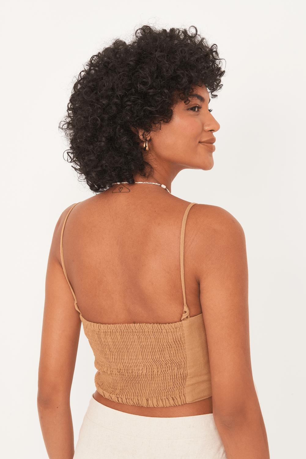 cropped hanna busto corset lastex costas - Garage Rio