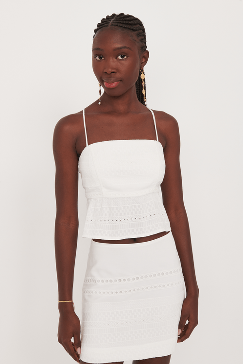 cropped hanna busto corset lastex costas - Garage Rio