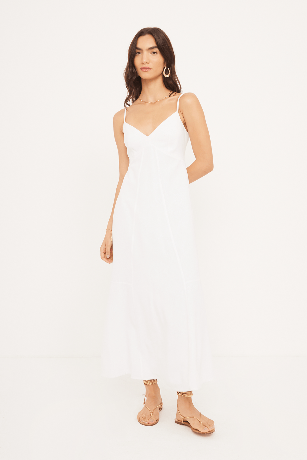 vestido betina II midi recortes lastex costas - Garage Rio