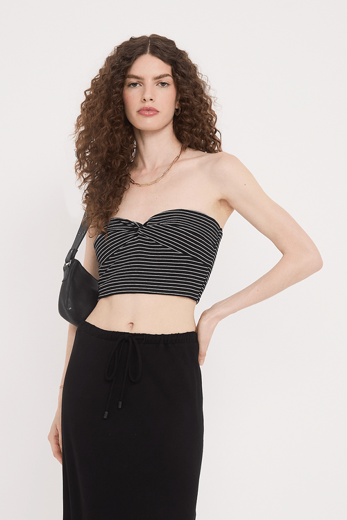 top mia corset malha - Garage Rio