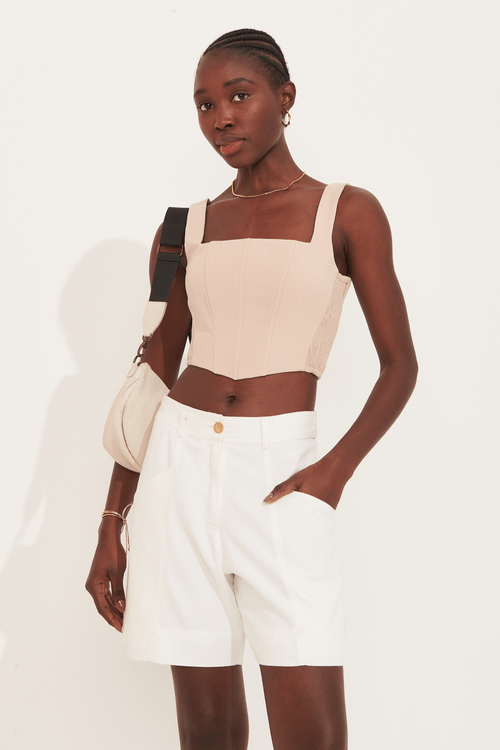 cropped vivienne busto corset - Garage Rio