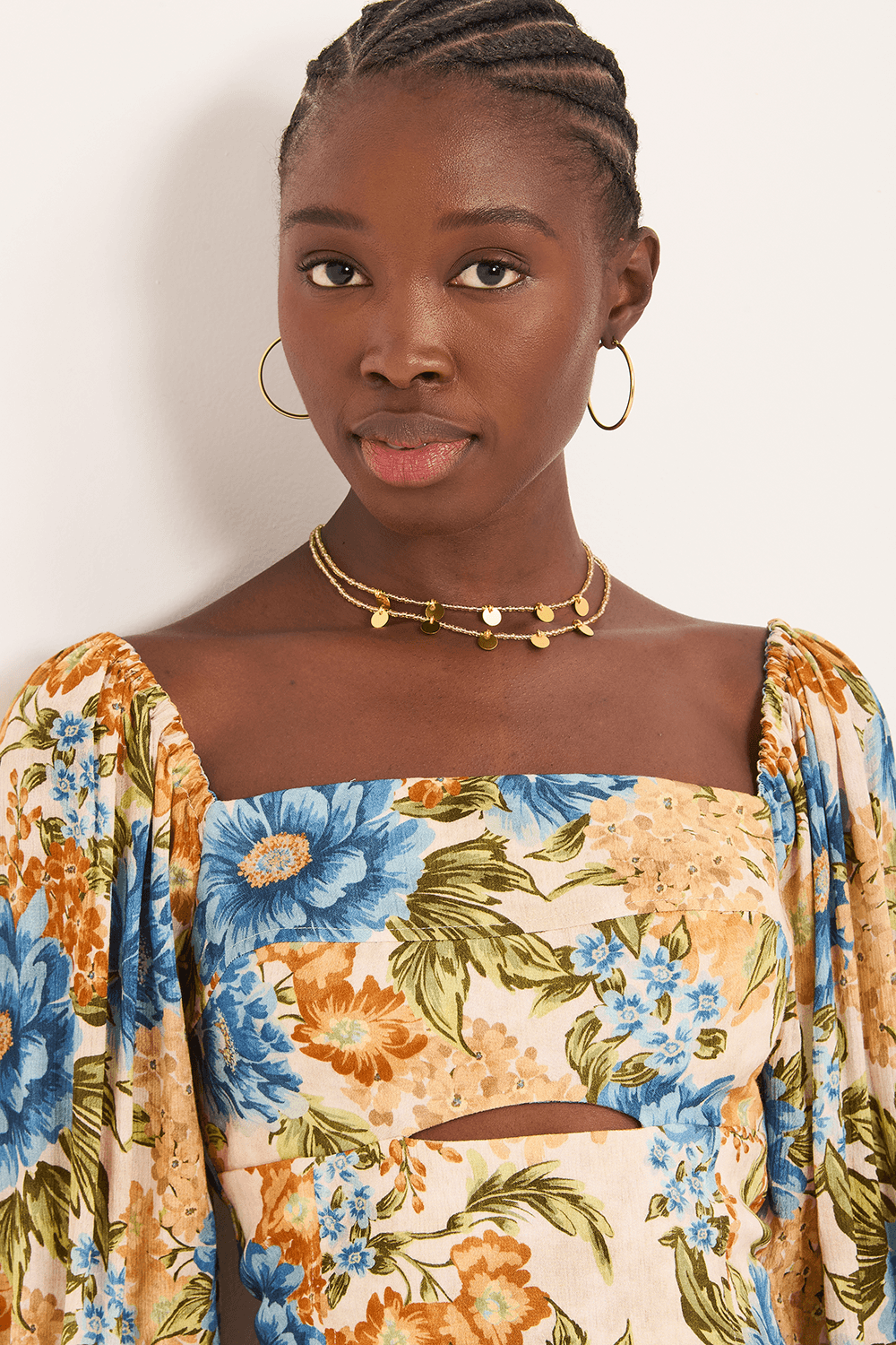 blusa corset janaina manga longa bufante lastex costas - Garage Rio