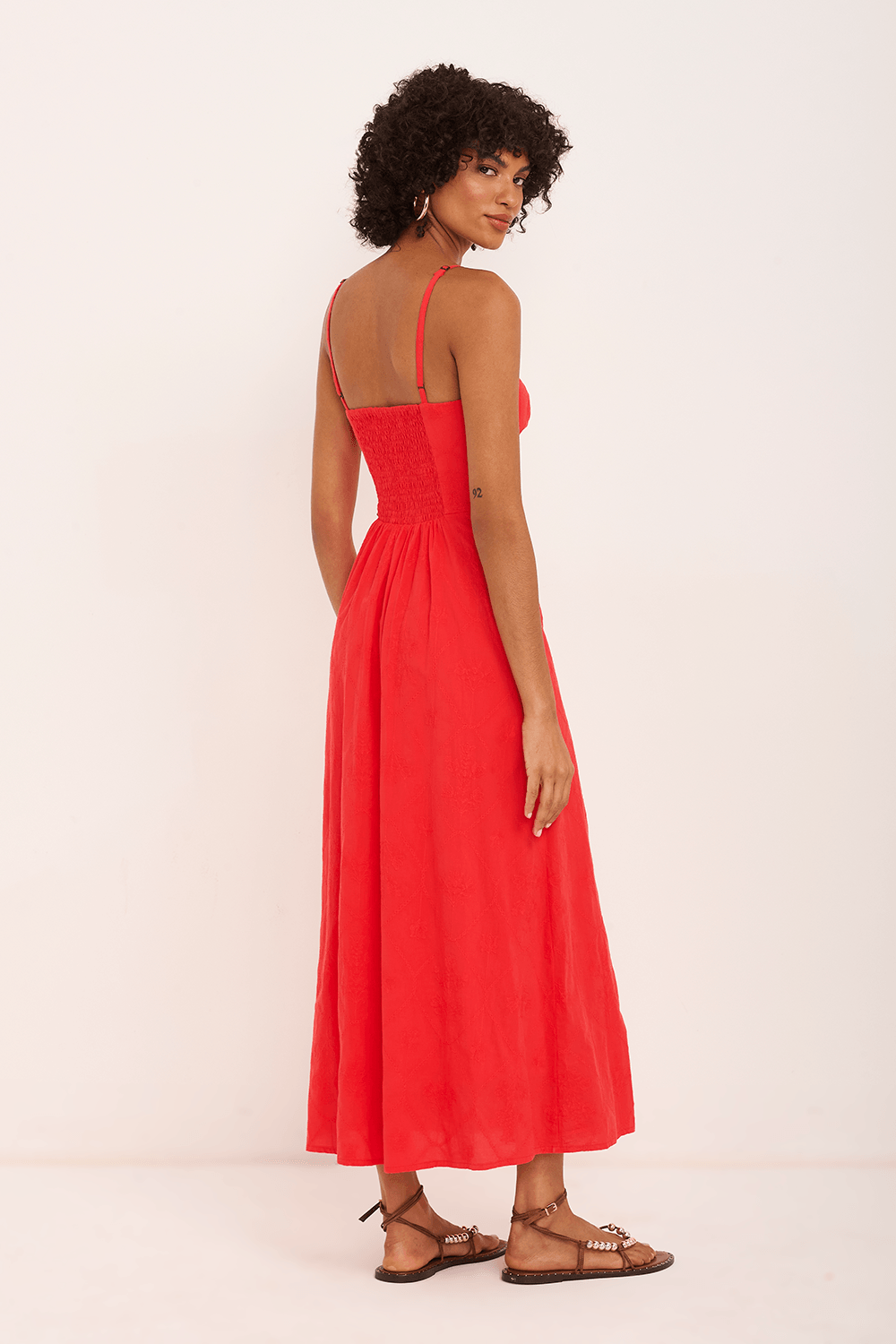 vestido vivienne busto recortado alça fina - Garage Rio