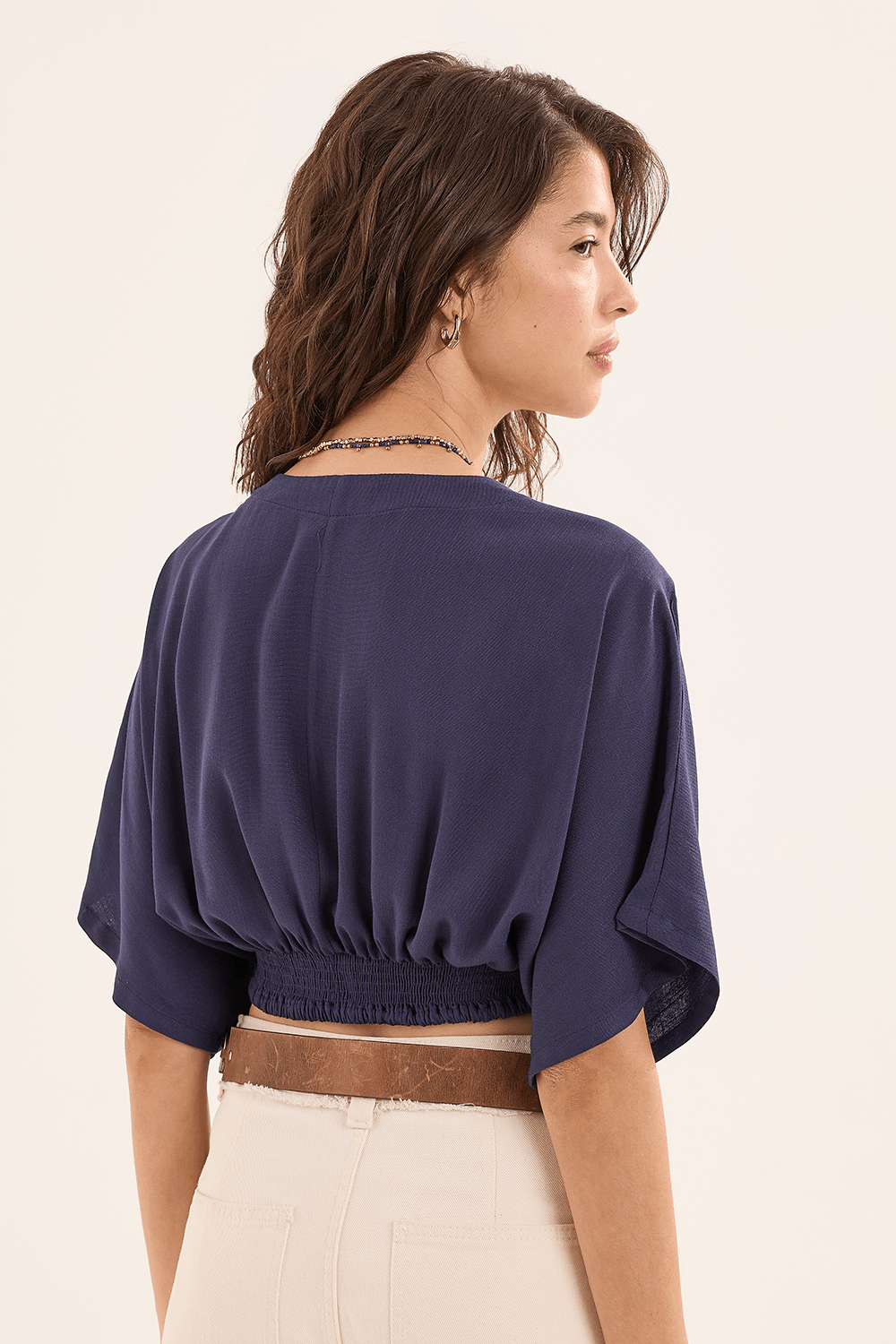 トップス FRANGANT Torso tops BLACK Top Tricot Laura Preto | Galeria Tricot
