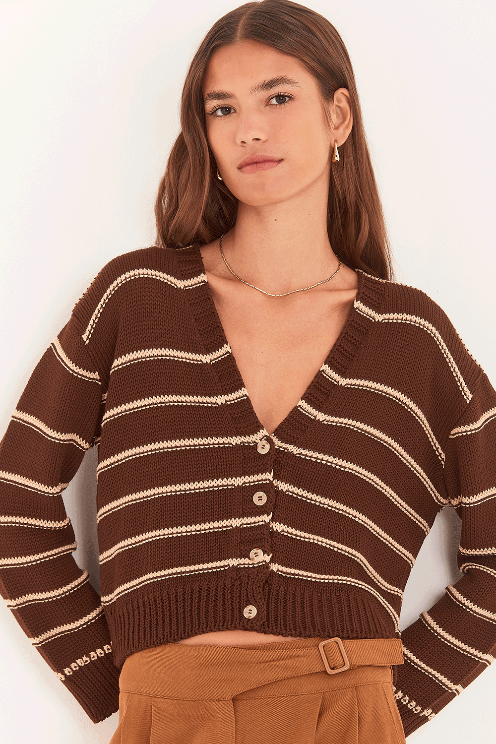casaco tricot listra viviane - Garage Rio