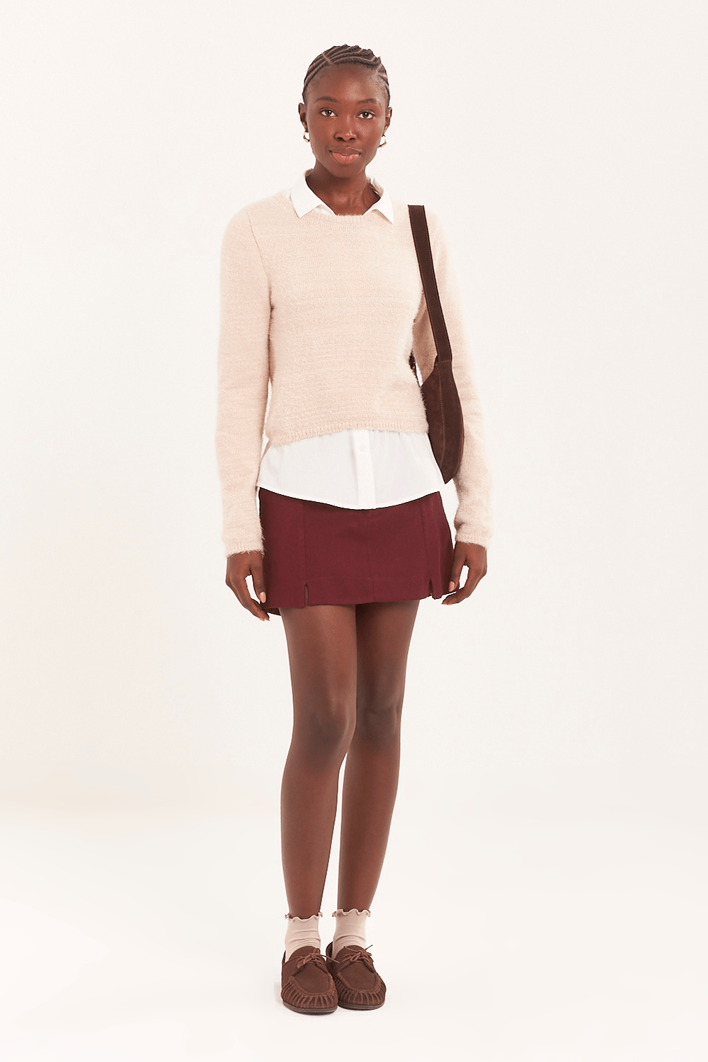 blusa cropped tricot pelinho - Garage Rio