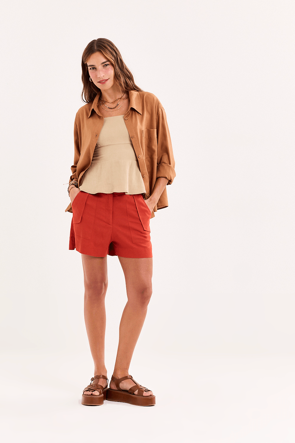 cropped tori com basque - Garage Rio