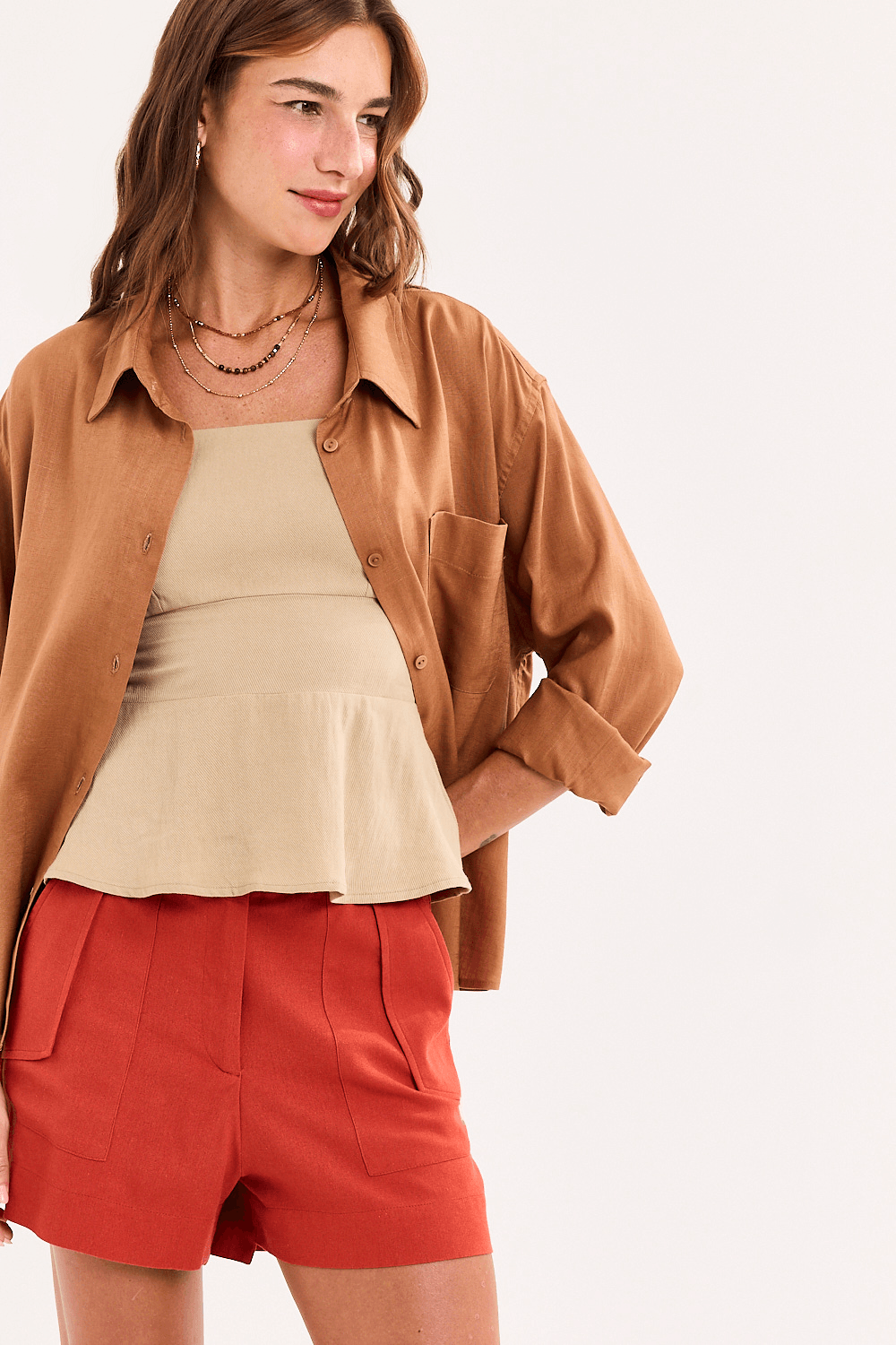 cropped tori com basque - Garage Rio